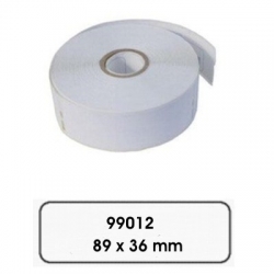 Kompatibilní papírové štítky pro Dymo 99012, 89 x 36 mm, 260ks, bílé