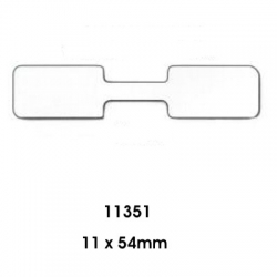 Kompatibilní papírové štítky pro Dymo 11351, 11mm x 54mm, 1500ks, bílé 