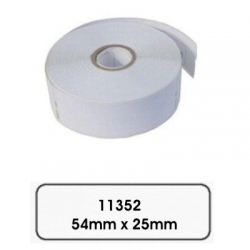 Kompatibilní papírové štítky pro Dymo 11352, 54mm x 25mm, 500ks, bílé 