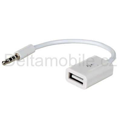 Redukce AUX 3,5mm jack na USB