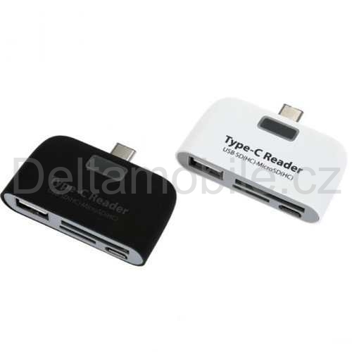 Čtečka paměťových karet, USB USB 3.1 Type-C pro Macbook, Android