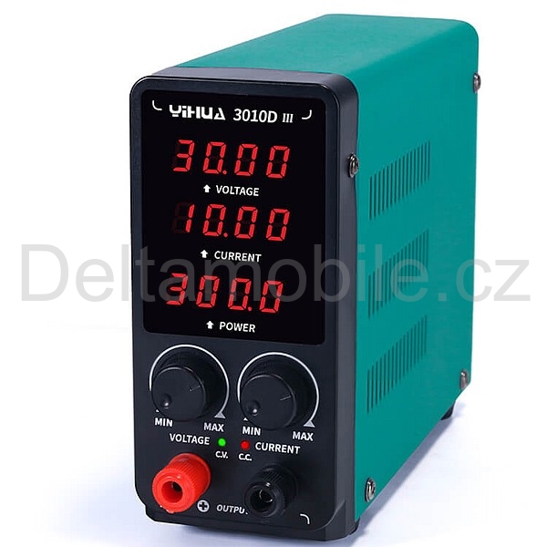 Laboratorní zdroj YIHUA 3010D-III 30V 10A 300W