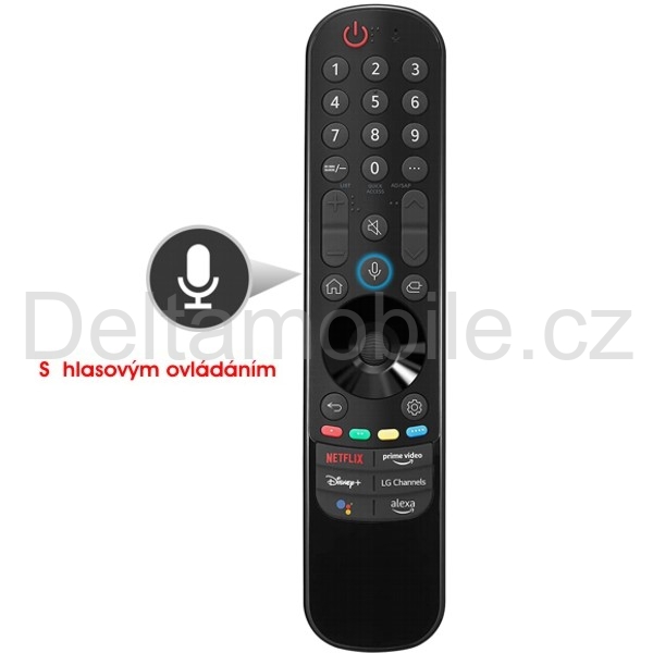 LG AN-MR22GA, AKB76039901 Bluetooth magický dálkový ovladač s hlasovým ovládáním, náhradní DLT
