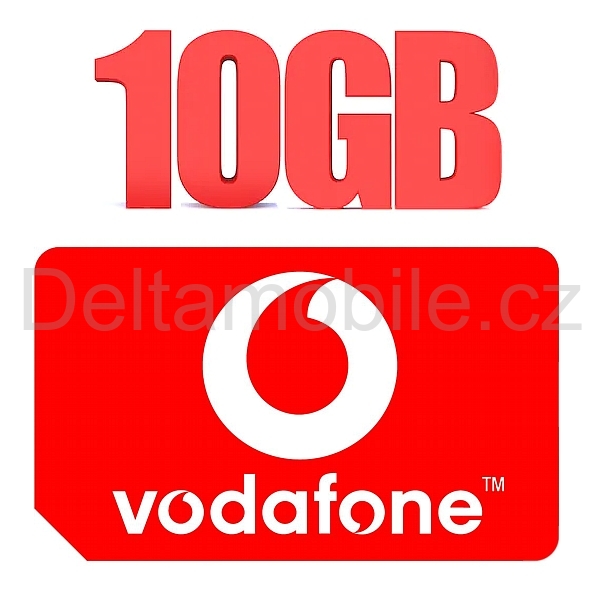 Vodafone karta mobilní internet 10Gb dat 