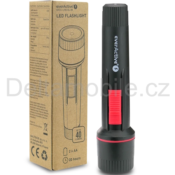 Ruční LED svítilna everActive EL-30