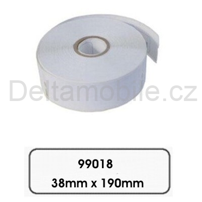 Thermo stickers for Dymo 99018, 38mm x 190mm, 110pcs compatible